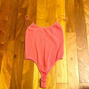 Women’s spaghetti strap body suit.